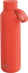QUOKKA Butelie termică cu mâner Quokka Solid, 630 ml, portocalie (40177)