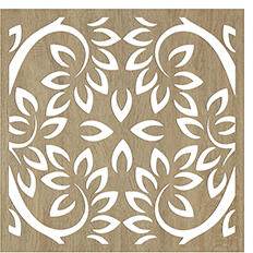  Mennyezeti kazettás dekorpanel, ágak, 595x595 mm, 3 mm HDF - Sonoma tölgy (S18)