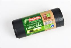 Mazzini Szemeteszsák, újrahasznosított, erős, 135 l, 10 db, 70x110 cm, 30 , MAZZINI, fekete (104070) - nyomtassingyen