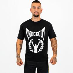 KNOCKOUT Túlméretezett póló Knockout V1 S fekete