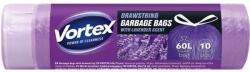 Vortex Szemeteszsák, zárószalagos, 60 l, 10 db, 60x70 cm, HDPE, 15 , VORTEX, levendula illattal (MSZ6010VORTEXSCENTLA) - nyomtassingyen