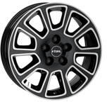 RIAL TRANSPORTER 2 Fényes fekete Polírozott 5/160 18x7, 5 ET50 65, 1 - 4sgumi