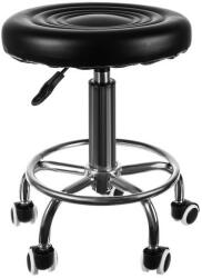 Beautylushh Forgó fodrász szék állítható magassággal, fekete