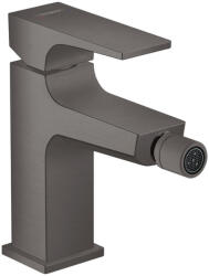 Hansgrohe Metropol, talapzatos bidé csaptelep Push-Open, szálcsiszolt fekete króm, HAN-32520340 (HAN-32520340)