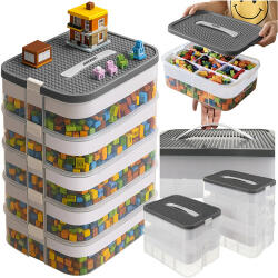 Malatec Lego építőkocka tárolódoboz 5 szintes