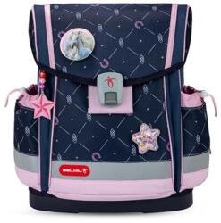 Belmil Iskolatáska, mágneszárral, BELMIL "Classy Plus Midnight Gallop", lópatkó (405-78/AG/18) - nyomtassingyen