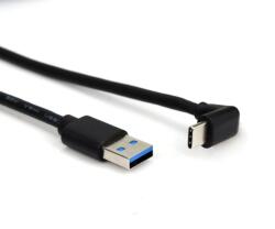  Cablu USB-A 3.2 la USB type C drept/unghi 3m, ku31cze3bk (KU31CZE3BK)