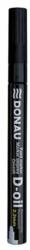 DONAU Lakkmarker, 2, 2 mm, S, DONAU "D-oil", fekete (7368001PL-01) - mystock