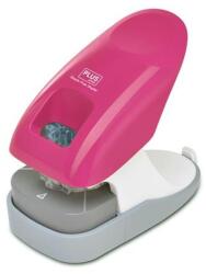 PLUS Corporation Kapocs nélküli tűzőgép, asztali, 10 lap, PLUS, rózsaszín (31262) - mystock
