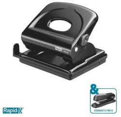 Rapid Lyukasztó, kétlyukú, 25 lap, fém, RAPID "FMC25", fekete (21835501) - mystock