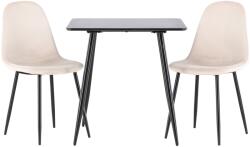  Étkezőgarnitúra Dallas 4909 (Bézs + Fekete)