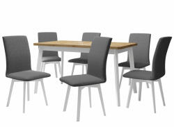  Étkezőgarnitúra Victorville 291 (Artisan tölgy + Fehér)