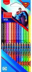 Maped Színes ceruza készlet, háromszögletű, MAPED "Superman", 12 különböző szín (862208) - mystock