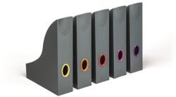 DURABLE Iratpapucs 73x306x241mm, szett Durable Varicolor®, 5 db/csomag, antracit (770657) - tonerpiac