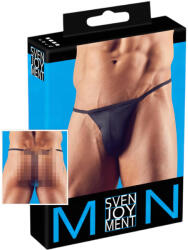 Svenjoyment Minitanga férfiaknak (fekete) - szexshop