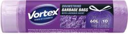 Vortex Szemeteszsák, zárószalagos, 60 l, 10 db, 60x70 cm, HDPE, 15 , VORTEX, levendula illattal (MSZ6010VORTEXSCENTLA) - tonerpiac
