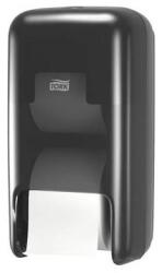 Tork Toalettpapír adagoló, belsőmag nélküli, duplatekercses, T7 rendszer, TORK "OptiServe", fekete (558042)