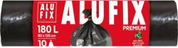 Alufix Szemeteszsák 180 l, 10 db, 80x120 cm, 45 , ALUFIX, fekete (MS180UNINEW) - tonerpiac