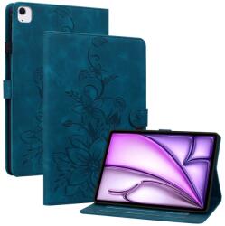  ART LILY Husă tip carte pentru Apple iPad Air 11 2026 / 2025 / 2024 albastră