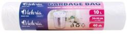 Victoria Szemeteszsák, 10 l, 40 db, 34x44 cm, VICTORIA FACILITY - tonerpiac
