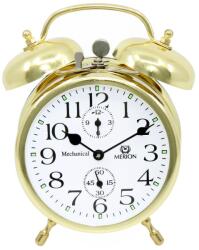 Merion fém ébresztőóra, mechanikus, arany színű, 3.5^ (3551-9)