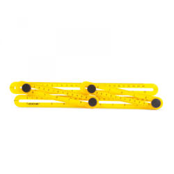 HANDY Műanyag négyoldalú vonalzó, szögmásoló 31 x 18 cm (11004)