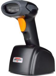 VIRTUOS CCD olvasó Virtuos HW-311A, vezeték nélküli, alap, USB (billentyűzet/RS-232 emuláció), fekete EH02G0022