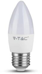 V-TAC 4.5W E27 természetes fehér C37 LED gyertya égő - SKU 2143431 (2143431)