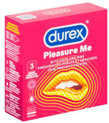  Reckitt Benckiser Durex óvszer 3db Pleasure - delfinbuvar