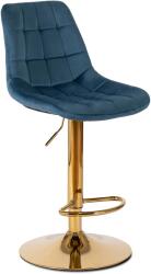 Klubfotel Bárszék ARCOS sötétkék bársony/arany