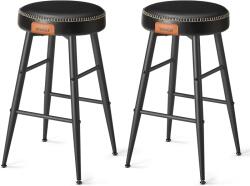 Klubfotel Bárszék szett EKHO 2db - fekete műbőr