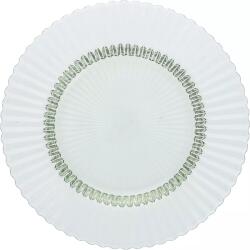 FORTESSA Archie Farfurie plată din sticlă, ø: 215 mm, verde salvie