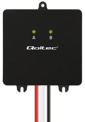 Qoltec Feszültségkiegyenlítő töltéskiegyenlítő 24V-os akkumulátorokhoz 2 x 12V | 5A | LiFePO4 AGM GEL (51097)