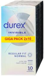 Durex Invisible Regular Fit - vékony óvszer (2x10db) - erotikashow