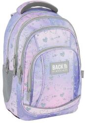 DERFORM BackUp iskolatáska hátizsák - Silver Hearts (PLB7A32)