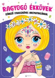 Kreatív Kiadó Ragyogó ékkövek - Színező strasszköves arcmatricákkal