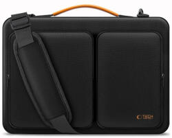 Tech-Protect Defender Bag laptop táska 15-16'', fekete / narancssárga
