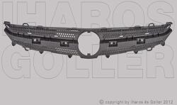 Opel Astra J/2 2012- - Hűtődíszrács belső