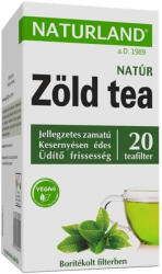 Naturland Filteres zöld tea (Natúr) 20×1, 5 g (6470000526)