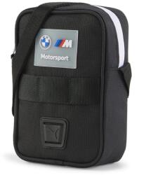 PUMA BMW M Motorsport uniszex kicsi válltáska, fekete-fehér-piros-kék, S22 (07911301)