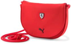 PUMA Ferrari SPTWR Xbdy pouch női váll-kézitáska, piros-fekete-ezüst, S22 (05422602)