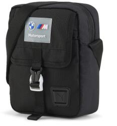 PUMA BMW M Motorsport uniszex válltáska, fekete-fehér-piros-kék, S22 (07911101)