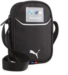 PUMA BMW M Motorsport uniszex kicsi válltáska, fekete-fehér-piros-kék, S23 (07984601)