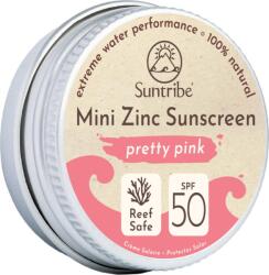 Suntribe Cink fényvédő krém SPF 50, mini - pretty pink