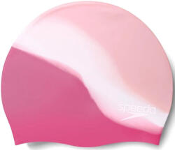 Speedo multi colour silicone cap junior roz/alb