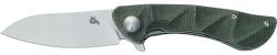 Fox (italy) BLACK FOX Dripper Micarta OD Green zsebkés VG10 BF-771 MOD