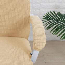 Forcheer 1 pár CIPZÁROS KarfaHuzat forgószékhez (vízlepergető, bézs)