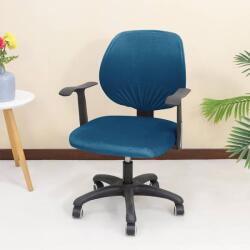 Forcheer ForgószékHuzat (bársonyos, 2 részes, tengerkék)