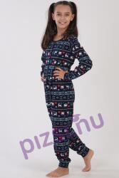 Vienetta Kezeslábas pamut lány pizsama (LPI1249 5-6 éves)