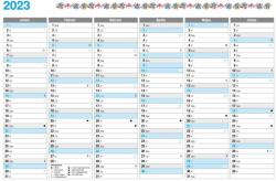 Herlitz Éves tervező A3 mintás 2026